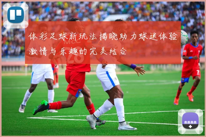 体彩足球新玩法揭晓助力球迷体验激情与乐趣的完美结合